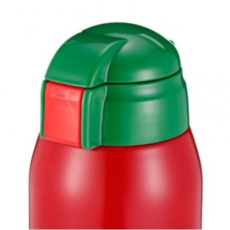 DA22 - C60 Children Stainless Steel Vacuum Cup With Straw 2 Caps 600ml (LAVA RED)