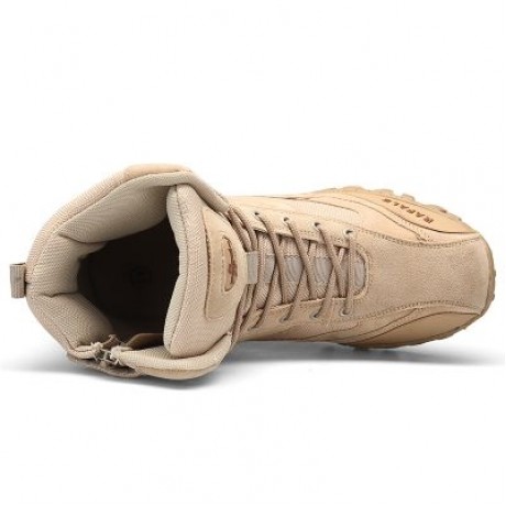 Men Stylish Wear-resistant Antiskid Boots (TAN)