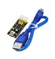Keyestudio Program Downloader USB to TTL / FT232 Converter with USB Cable  (BLACK)