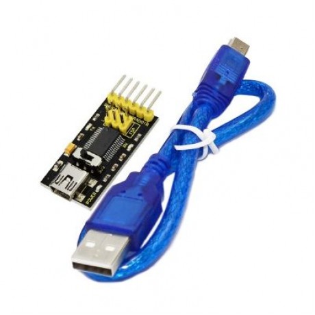 Keyestudio Program Downloader USB to TTL / FT232 Converter with USB Cable  (BLACK)
