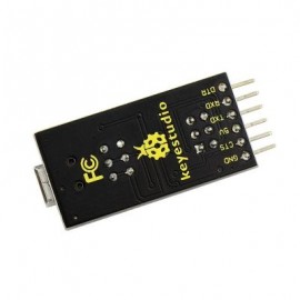 Keyestudio Program Downloader USB to TTL / FT232 Converter with USB Cable  (BLACK)