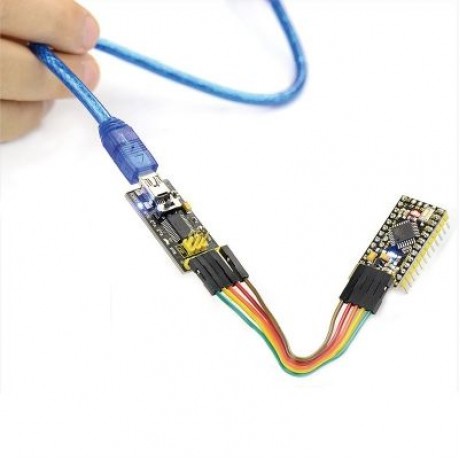 Keyestudio Program Downloader USB to TTL / FT232 Converter with USB Cable  (BLACK)
