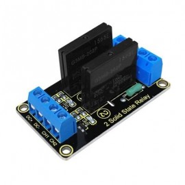 Keyestudio 2-channel Solid State Relay Module Board for Arduino (BLACK)