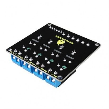 Keyestudio 4-channel Solid State Relay Module Board for Arduino (BLACK)