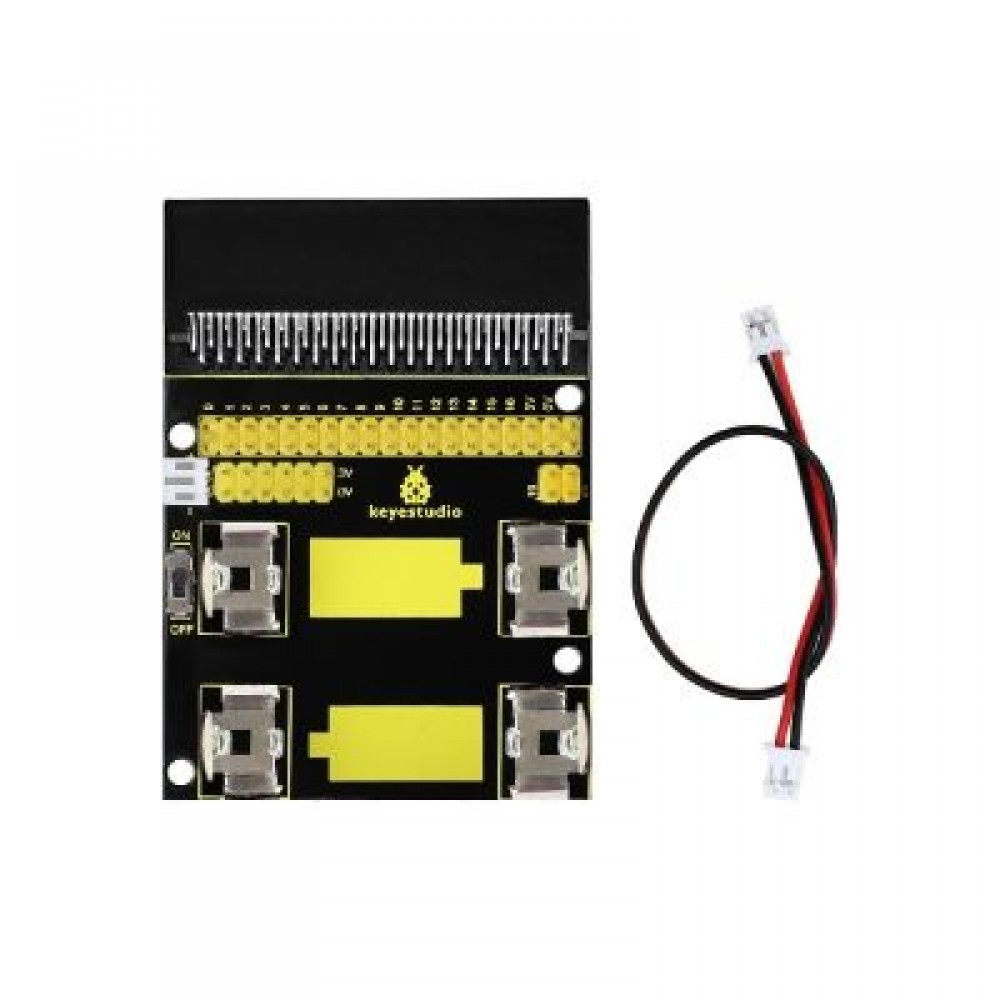 Keyestudio Power Supply Expansion Shield Board for Micro Bit  (BLACK)