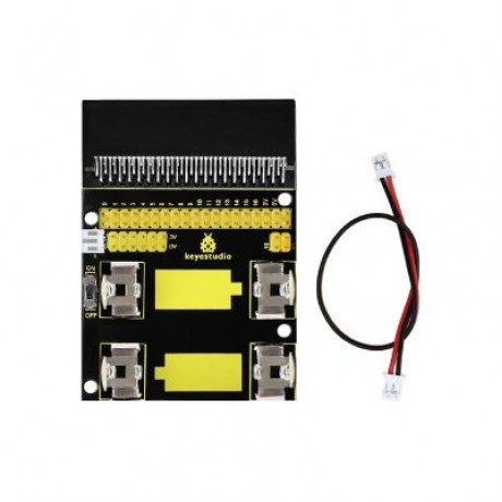 Keyestudio Power Supply Expansion Shield Board for Micro Bit  (BLACK)