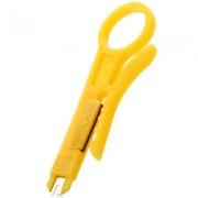 WLXY Mini Telephone Line Cable Stripping Knife / Wire Cutter / Stripper Network Tool (YELL