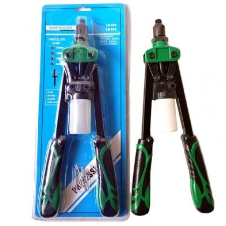 13 Inch Heavy Duty Mini Hand Riveter Blind Rivet Gun Tool  (BLACK)