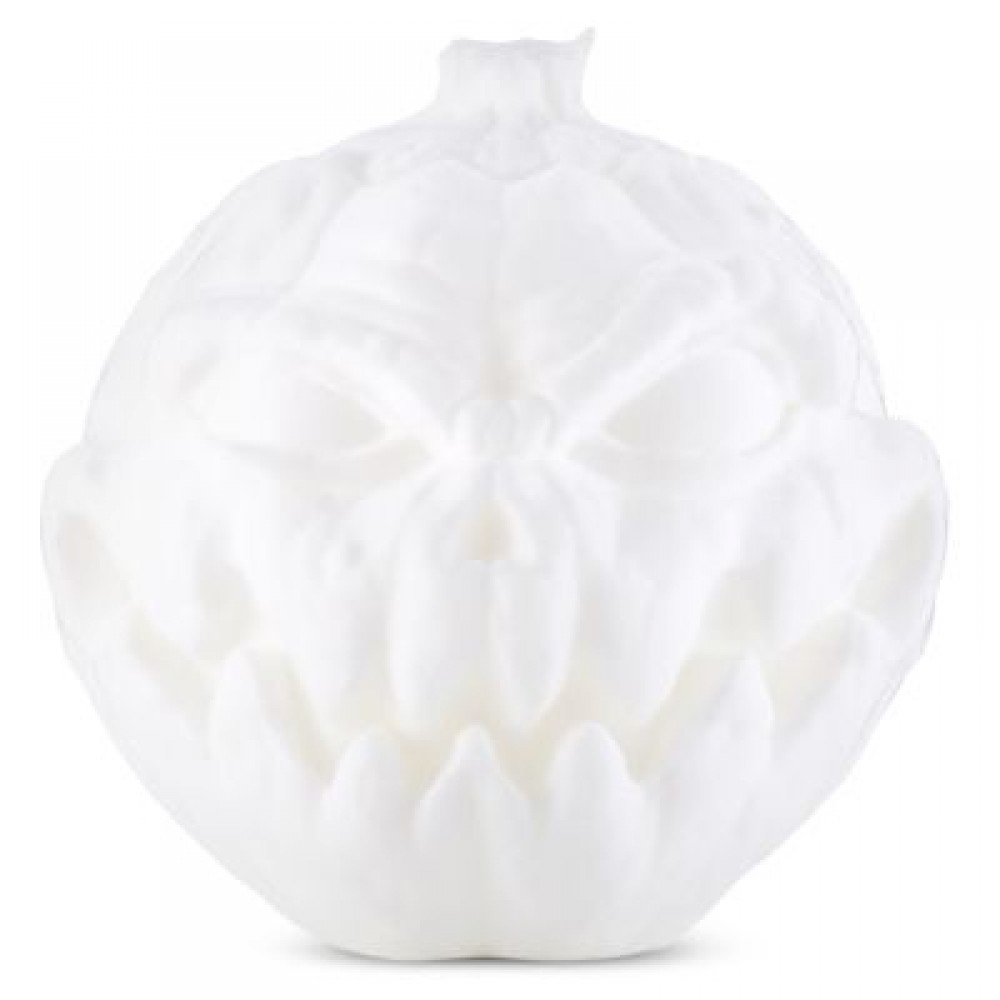3D Printing Devil Pumpkin Face Light Romantic Night Lamp Remote Control (WHITE)