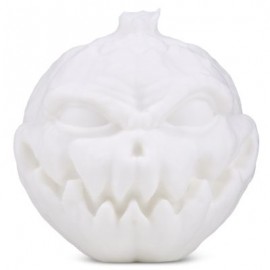 3D Printing Devil Pumpkin Face Light Pat Night Lamp for Halloween (WHITE)
