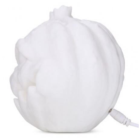 3D Printing Devil Pumpkin Face Light Pat Night Lamp for Halloween (WHITE)