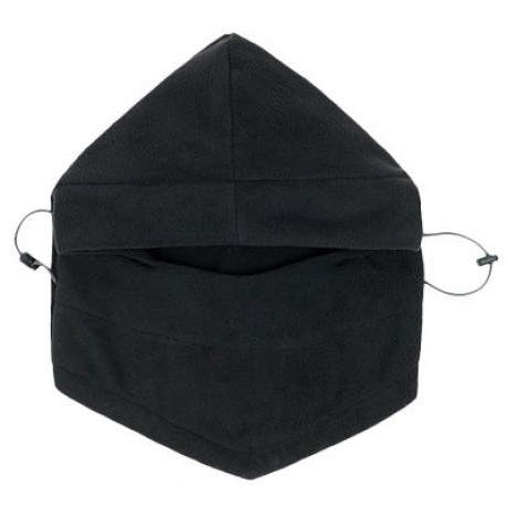 Neck Warmer Ski Hat Fleece Full Face Cover Mask Winter Wind Proof Cap (BLACK)
