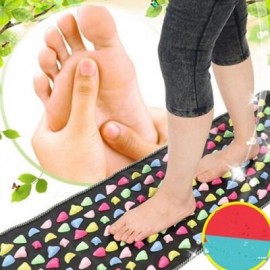 Creative Stone Cobblestone Pad Foot Massage Mat (BLACK)