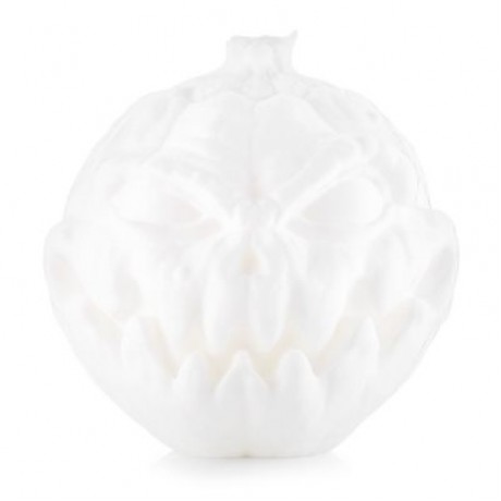 3D PRINTING DEVIL PUMPKIN FACE LIGHT NIGHT LAMP REMOTE CONTROL (WHITE)