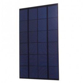 SW4205U 4.2W 6V USB Output Mono Solar Panel Charger for Power Bank (BLACK)