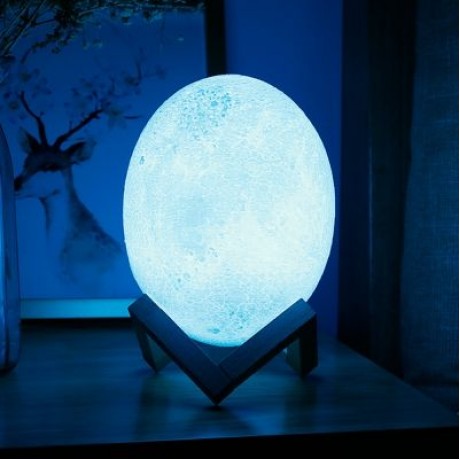 3D Printing Dinosaur Egg Light Night Lamp with Remote Control  (WHITE)