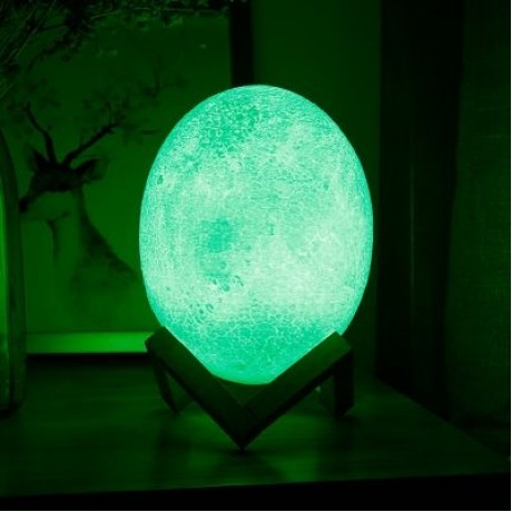 3D Printing Dinosaur Egg Light Night Lamp with Remote Control  (WHITE)