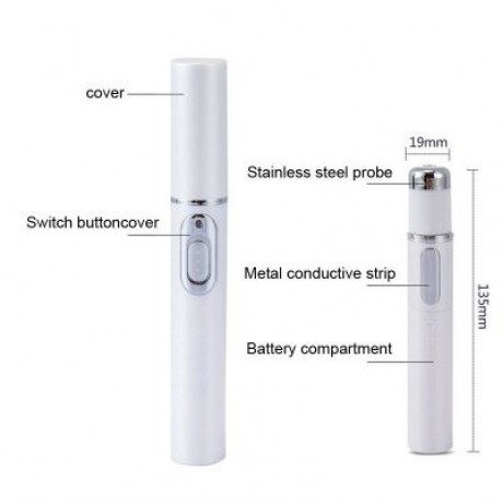 Beauty Instrument Blue Light Therapy Laser Pointer Remove Acne Scars  Anti-Wrinkle Face Tr
