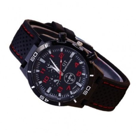 Mens Fashion Sports Watch (RED)