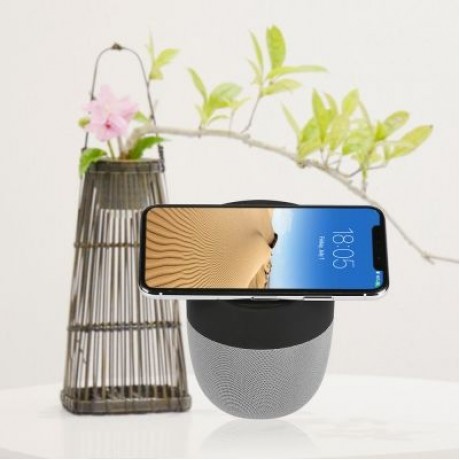A1 Bluetooth Stereo Speaker Mini Player Wireless Charger for Mobile Phone (BLACK)
