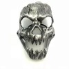 Fire Kirin Antique Skull Eye Mask for Halloween Masquerade Party (CARBON GRAY)