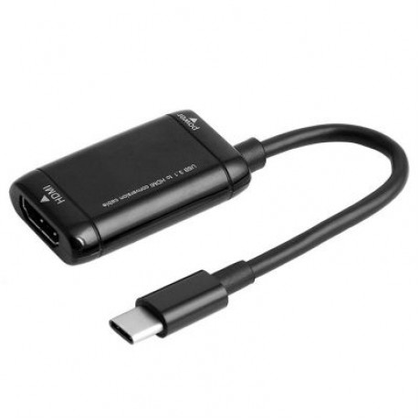 Type C to HDMI HD Adapter (BLACK)