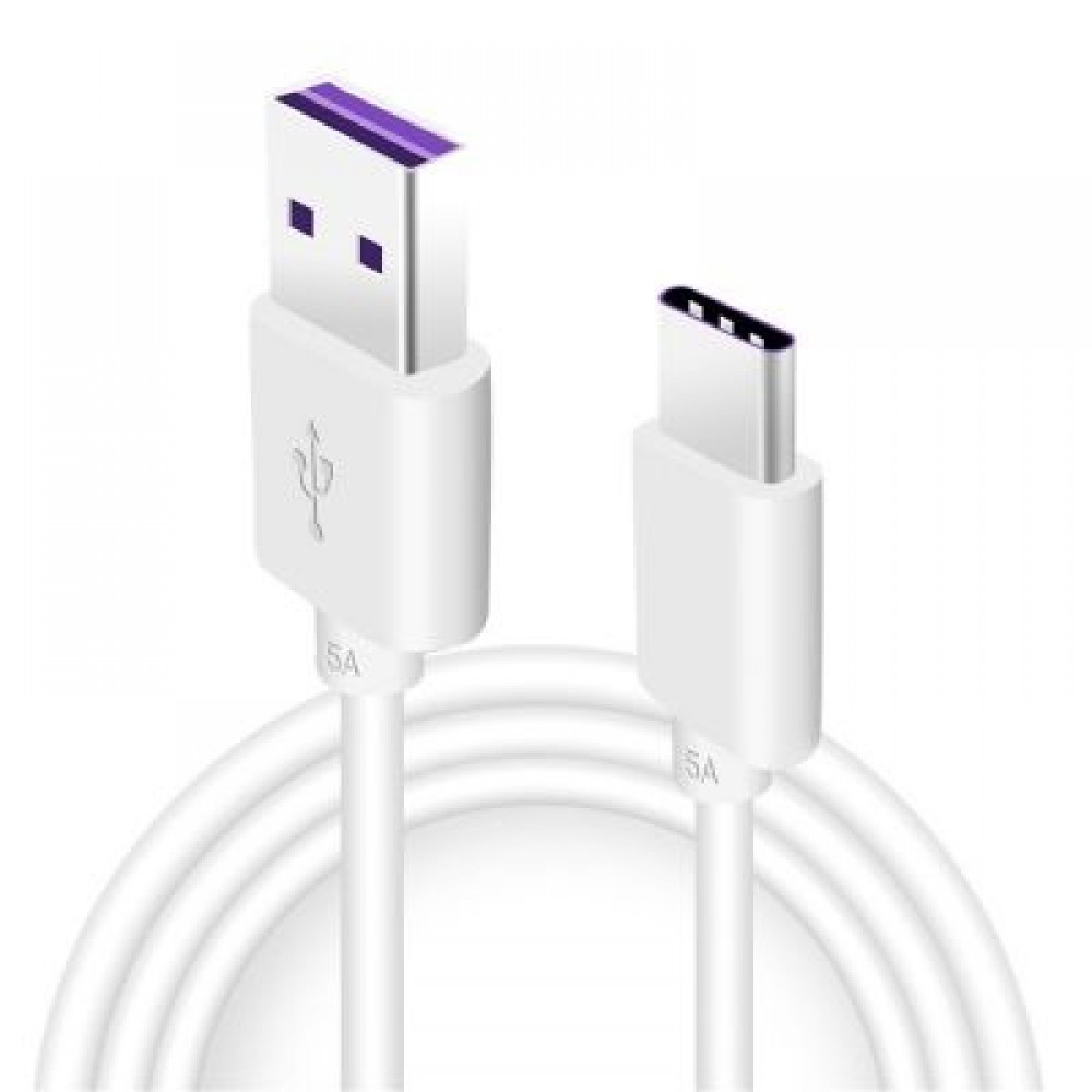 5A Super Fast Charge Data Cable for Huawei Mate 9 /  9 Pro / P10 / P20 / P20 pro (WHITE)