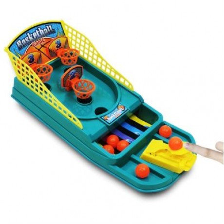MoFun 80788 Fingertip Basketball Catapult Shooting Machine Table Toy (GREENISH BLUE)