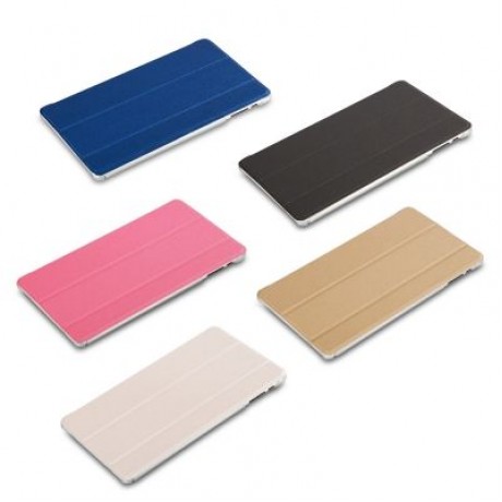 PU Leather Folio Cover Full Body Protective Skin Stand for Teclast P80 Pro (WHITE)