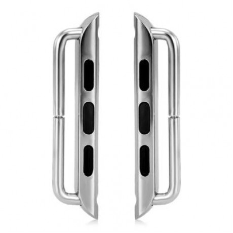 WatchBand Attachment Connection Adapter For Apple Watch 38mm (SILVER)
