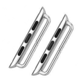 WatchBand Attachment Connection Adapter For Apple Watch 38mm (SILVER)
