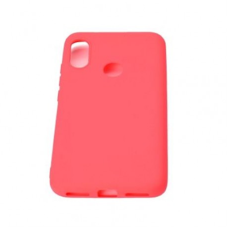 Shockproof TPU Case for Xiaomi Mi A2 Lite Candy Color Silicone Cover (RED)