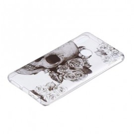 Soft Case for Xiaomi Redmi Note 5 Pro Skull Pattern (BLACK)