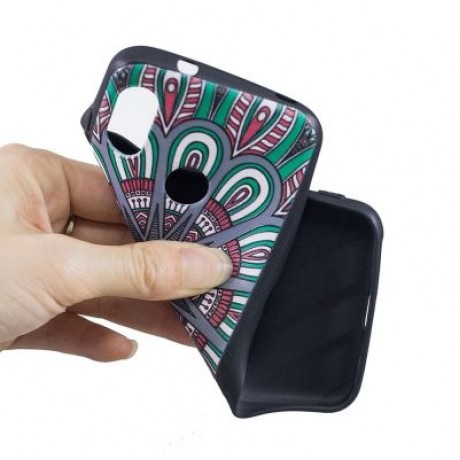 TPU Relief Case for Xiaomi Mi A2 Lite Mandala Pattern (MULTI)