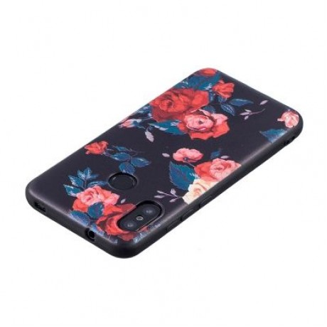TPU Relief Case for Xiaomi Mi A2 Lite Safflower Pattern (MULTI)