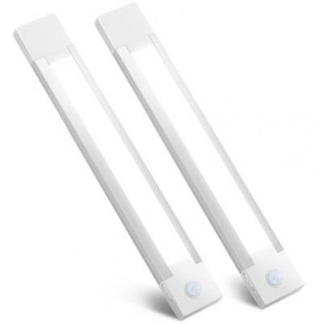 2pcs TDL - 7119 Automatic LED Lights Rechargeable Hook Sticker (WHITE)