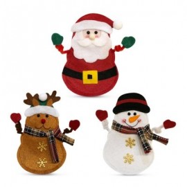 Knives Forks Bag Party Decoration Christmas Birthday Gift for Children (BROWN)