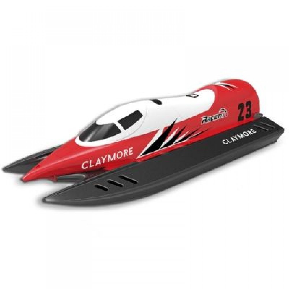 VOLANTEXRC 795 - 2 WATERPROOF RC BOAT 28KM/H SPEEDBOAT SUMMER WATER TOY (RED)