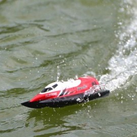 VOLANTEXRC 795 - 2 WATERPROOF RC BOAT 28KM/H SPEEDBOAT SUMMER WATER TOY (RED)