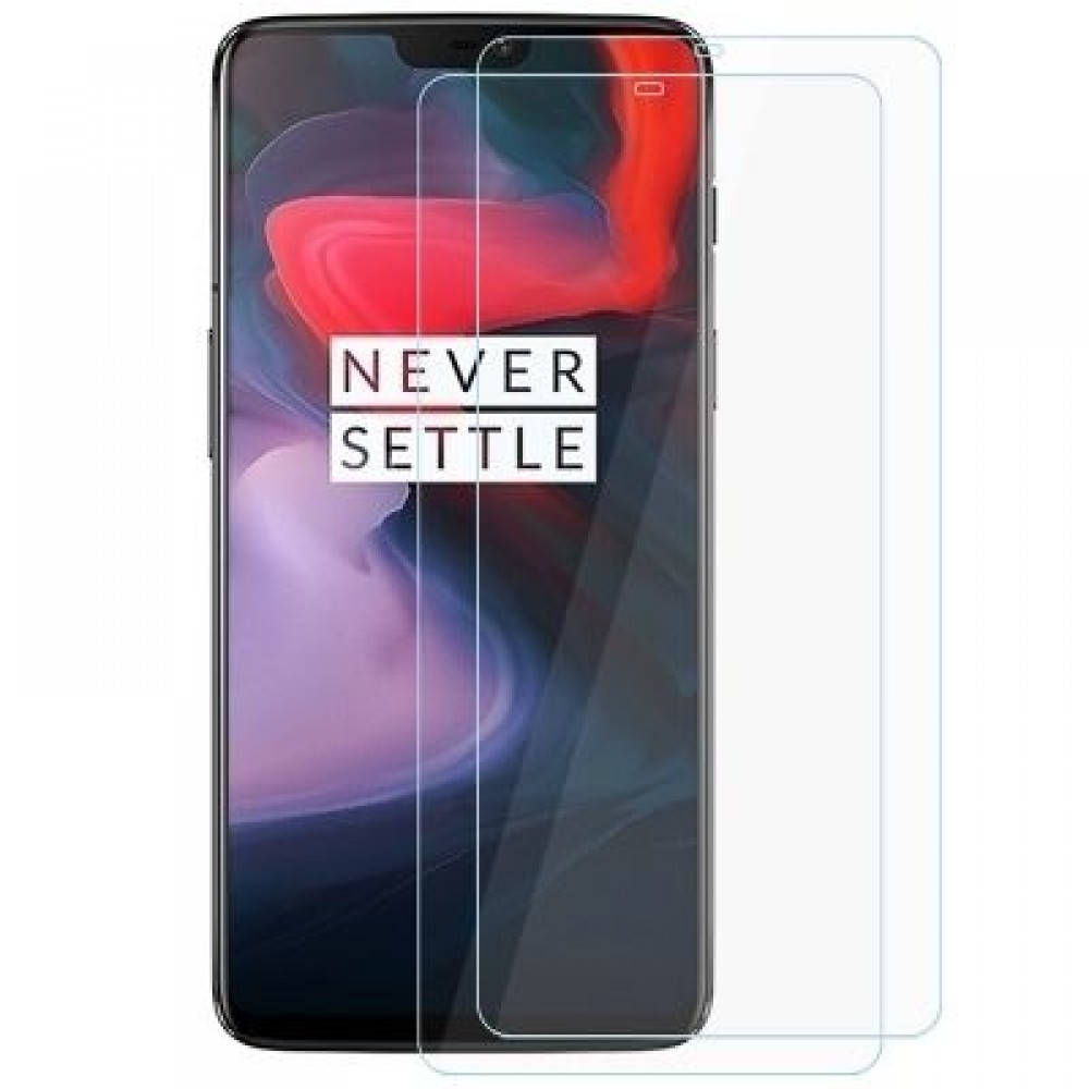 JOFLO 2pcs 2.5D 0.26mm 9H Hardness Tempered Glass Screen Protector for OnePlus 6 (TRANSPAR JOFLO 2pcs 2.5D 0.26mm 9H Hardness Tempered Glass Screen Protector for OnePlus 6 (TRANSPAR