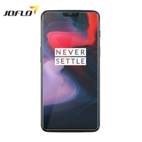 JOFLO 2pcs 2.5D 0.26mm 9H Hardness Tempered Glass Screen Protector for OnePlus 6 (TRANSPAR