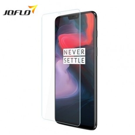 JOFLO 2pcs 2.5D 0.26mm 9H Hardness Tempered Glass Screen Protector for OnePlus 6 (TRANSPAR