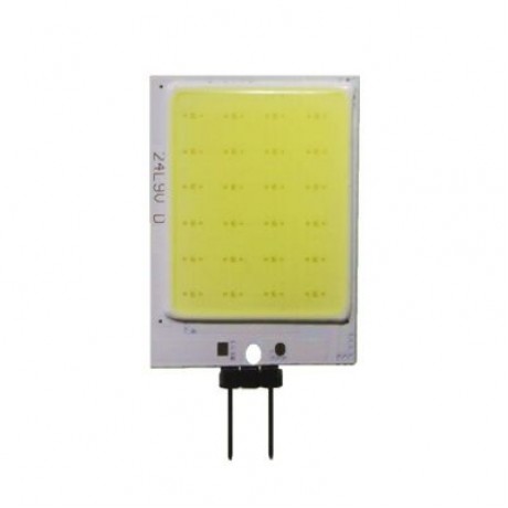 SENCART 5W G4 LED Bi-pin Lights 24 COB Decorative Cold White 12V (COOL WHITE)