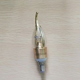 OMTO E14 LED Candle Light Bulb Energy Saving Lamp 220V 7W (WARM WHITE)