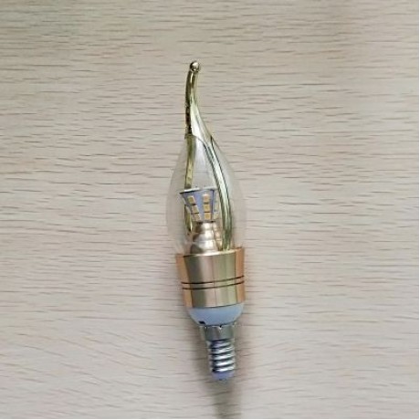 OMTO E14 LED Candle Light Bulb Energy Saving Lamp 220V 7W (WARM WHITE)