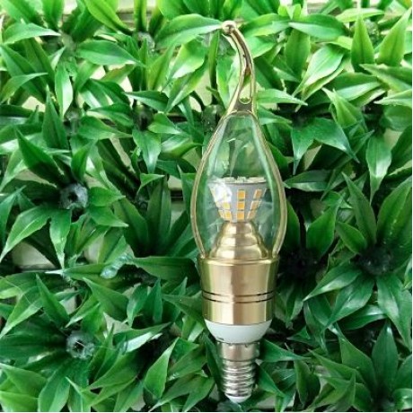 OMTO E14 LED Candle Light Bulb Energy Saving Lamp 220V 7W (WARM WHITE)