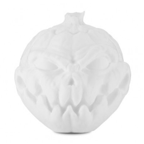 3D Printing Devil Pumpkin Face Light Patting Night Lamp for Halloween (WHITE)