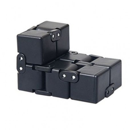 Infinity Cube Fidget Toy Single Finger Endless Fun Decompression Stress Relief (NIGHT)