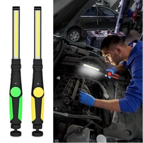 Portable COB Working Inspection Light Maintenance Flashlight (RED)