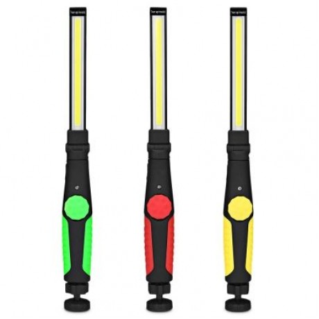 Portable COB Working Inspection Light Maintenance Flashlight (RED)